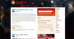 Desktop Screenshot of horoscopoyamor.com