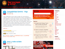 Tablet Screenshot of horoscopoyamor.com